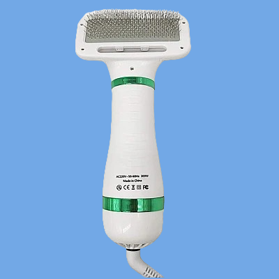 Perie cu feon 2 in 1 pentru animale PETU