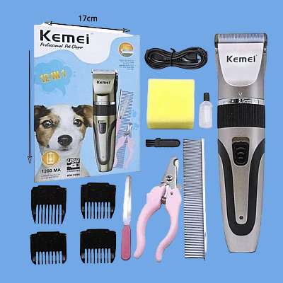 Masina Tuns Animale Acumulator si Accesorii PETU KM 1056